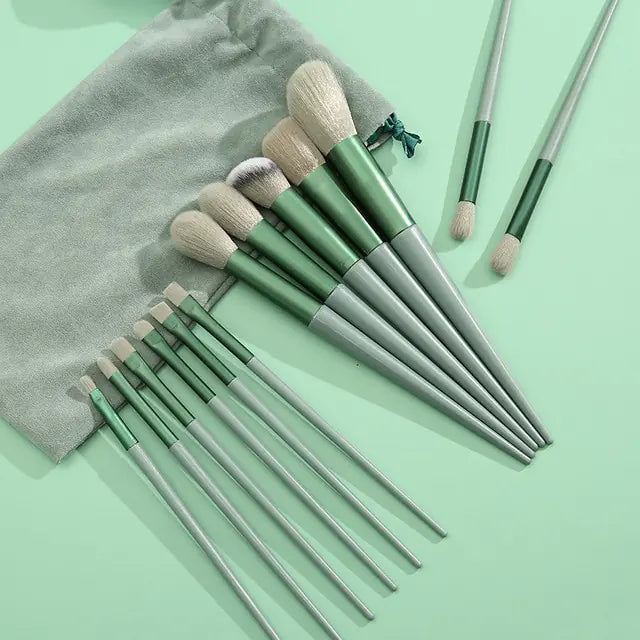 13Pieces Soft Fluffy Makeup Brushes Set