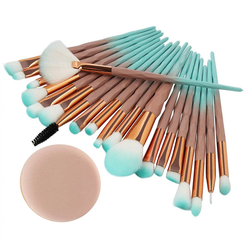 Diamond Makeup Brush Set