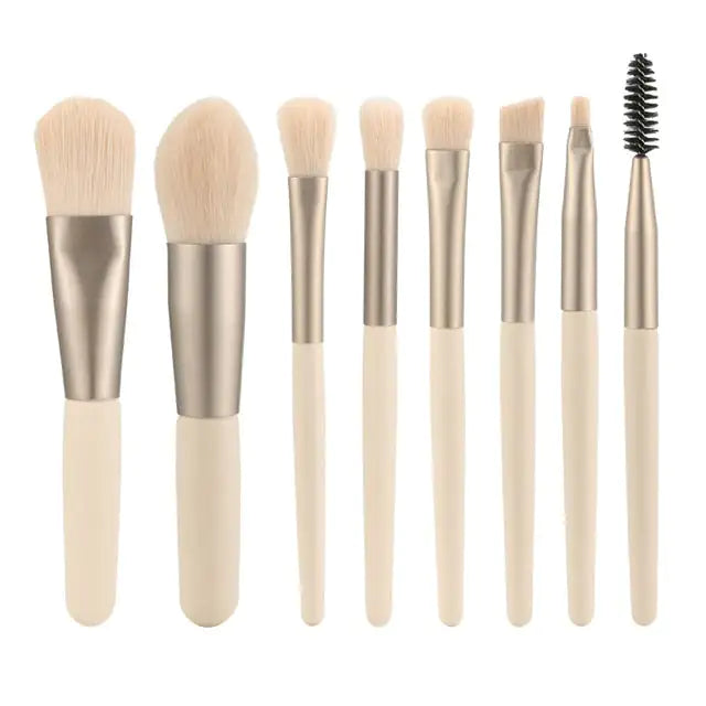 8 Pieces Makeup Brushes Set