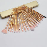 Diamond Makeup Brush Set