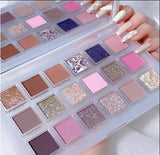 18 Color Eye Shadow Slate Waterproof