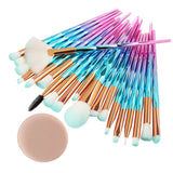 Diamond Makeup Brush Set